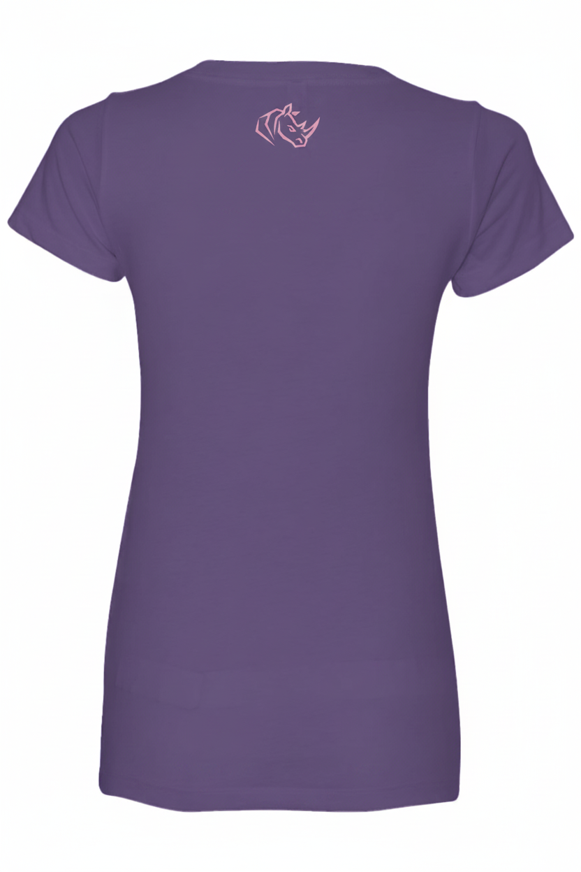 Women's Tee Back - Rhino Print